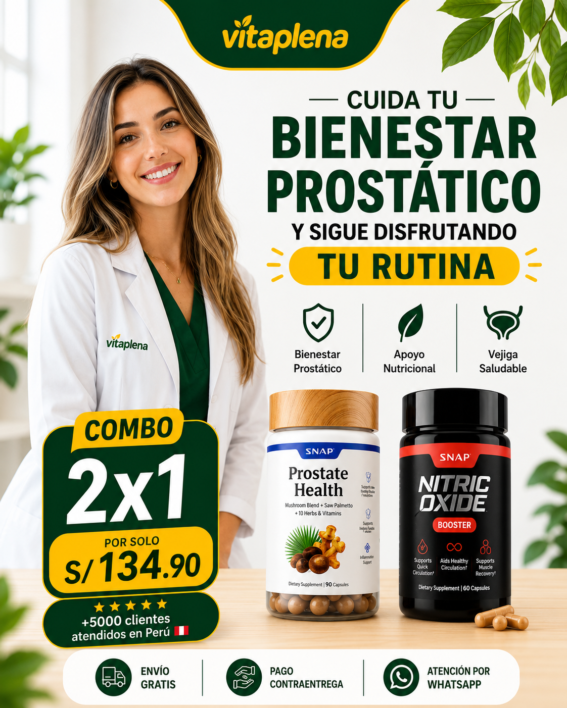 Super Combo Prostate Health + Nitric Oxide