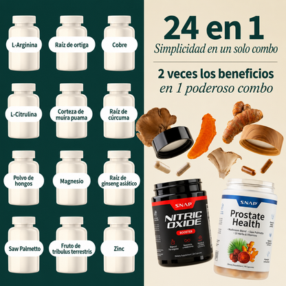 Prostate Health + Nitric Oxide Combo